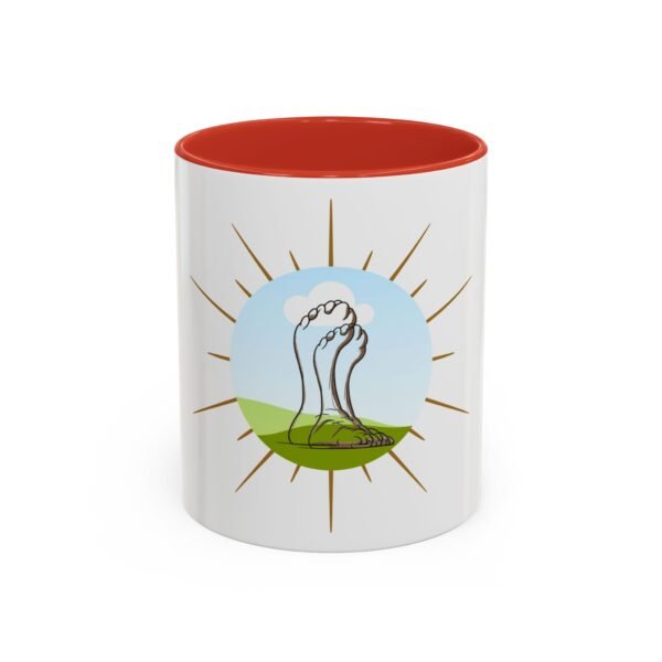 Nature-Inspired Coffee Mug with Footprints Design – 11 & 15 oz – Ideal Gift for Nature Lovers - Image 13